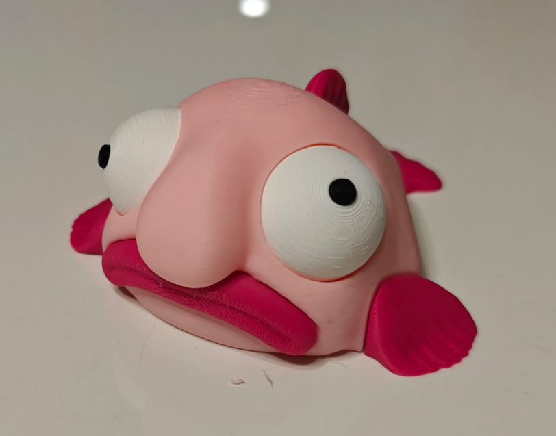 Figura Decorativa Prints Patro- Pez Gota Ojos Saltones-3