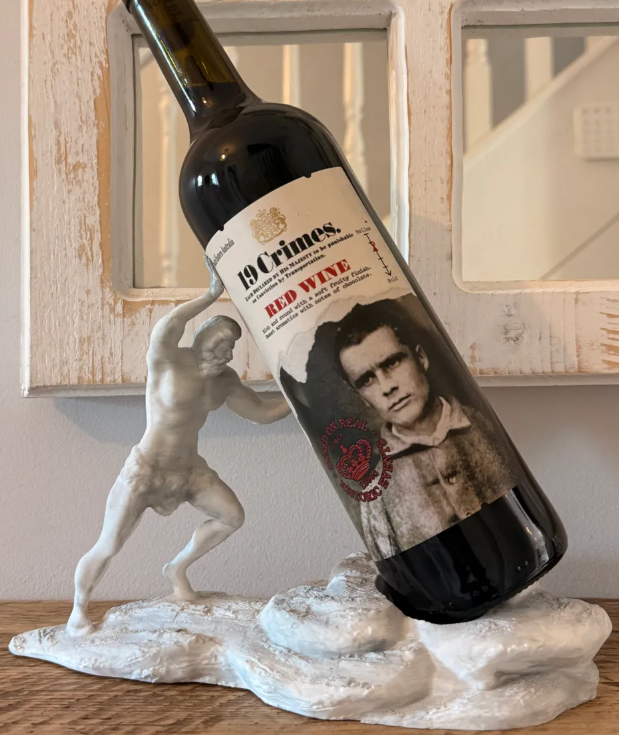 Soporte de vino - Diseño Dios Griego-2