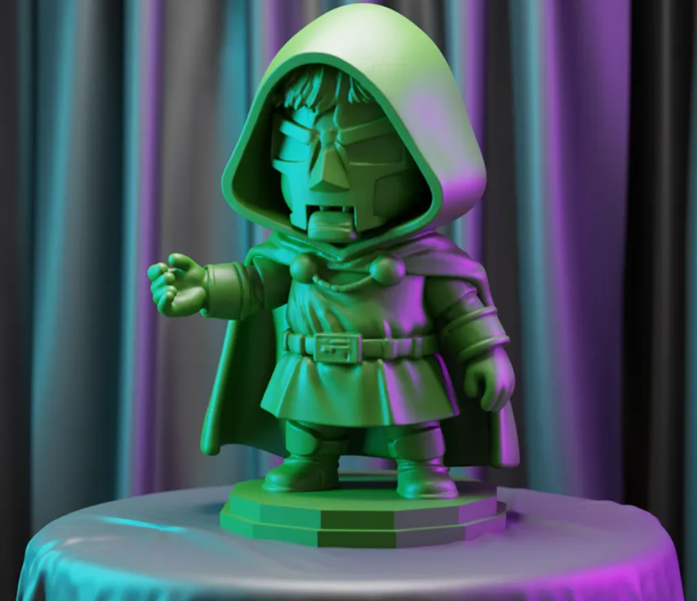 Figura Decorativa Chibi - Doctor Doom-2