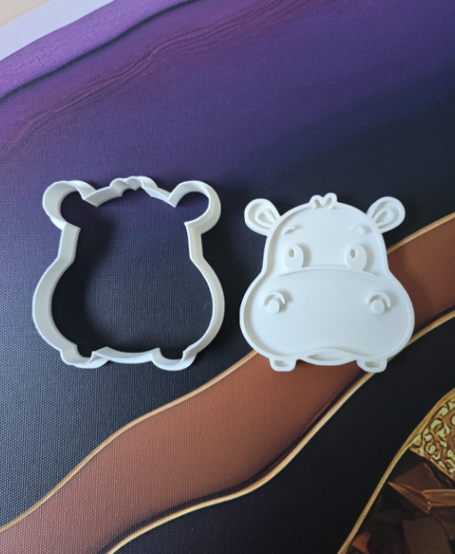 Cortador de Galletas de Hipopótamo- Rostros de Animales-2