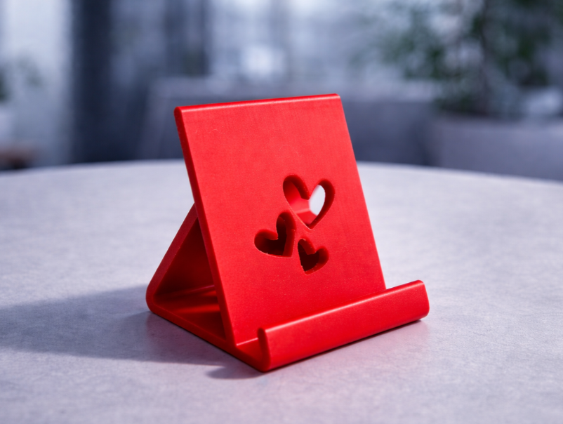Soporte para teléfono con forma de corazón-0