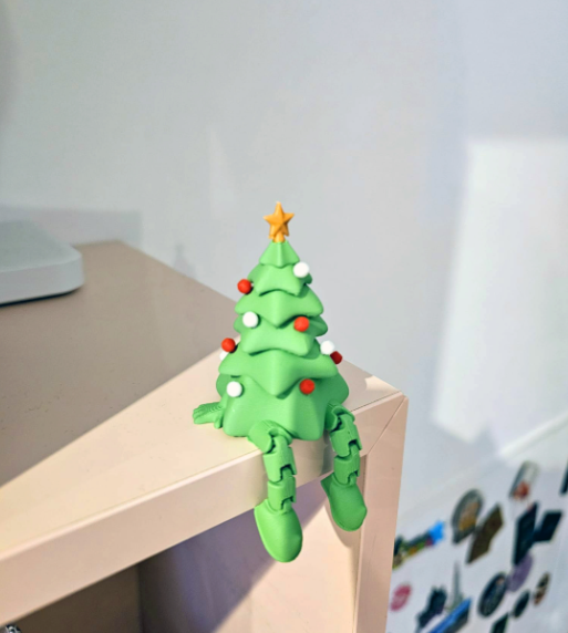 Figura Decoración - Árbol Navideño con Pies Articulado-2