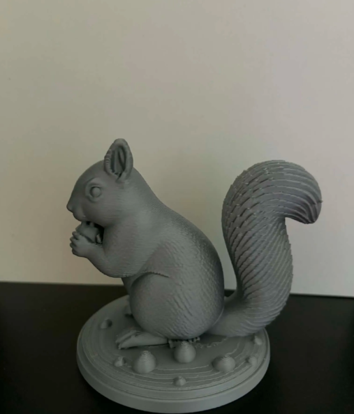 Escultura Decorativa Prints Patro- Ardilla Realista -4