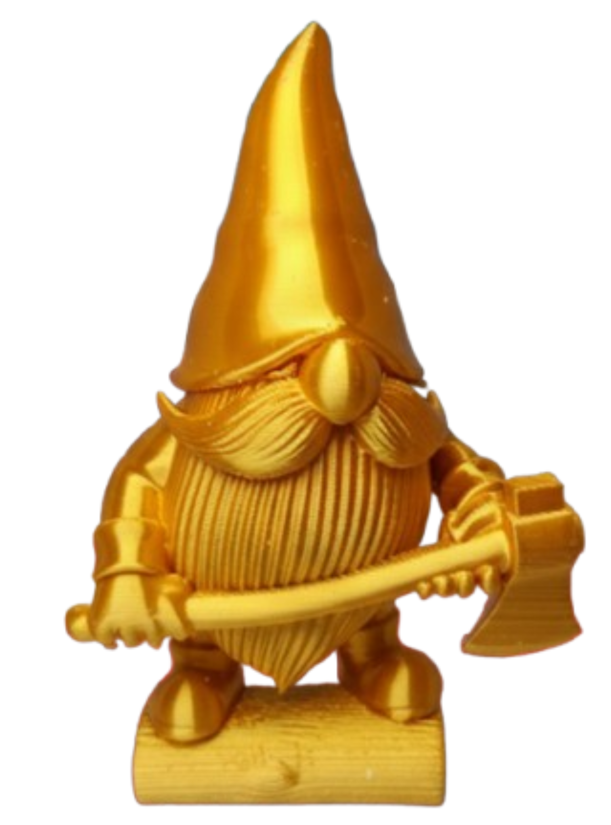 Figura decorativa de Gnomo Leñador de Invierno-0