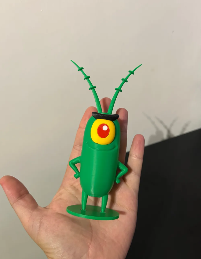 Figura Plankton - Bob Esponja-2