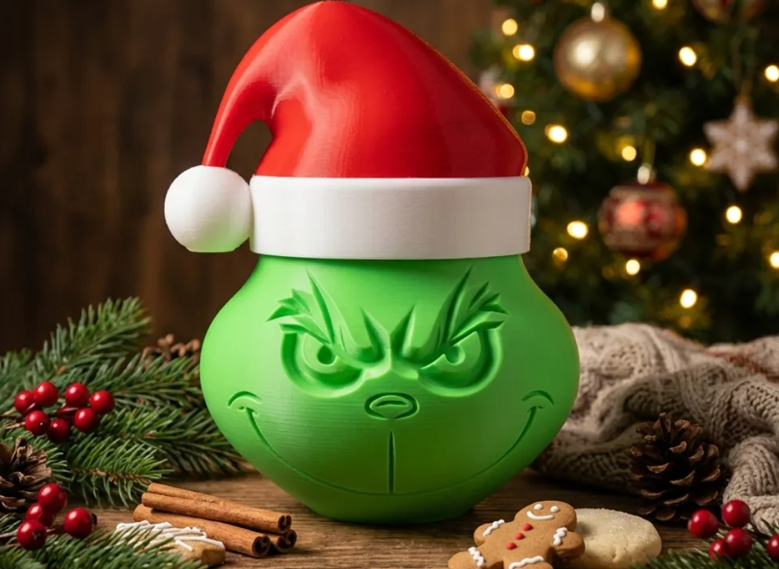 Decoración navidad - Cuenco para galletas Grinch-3
