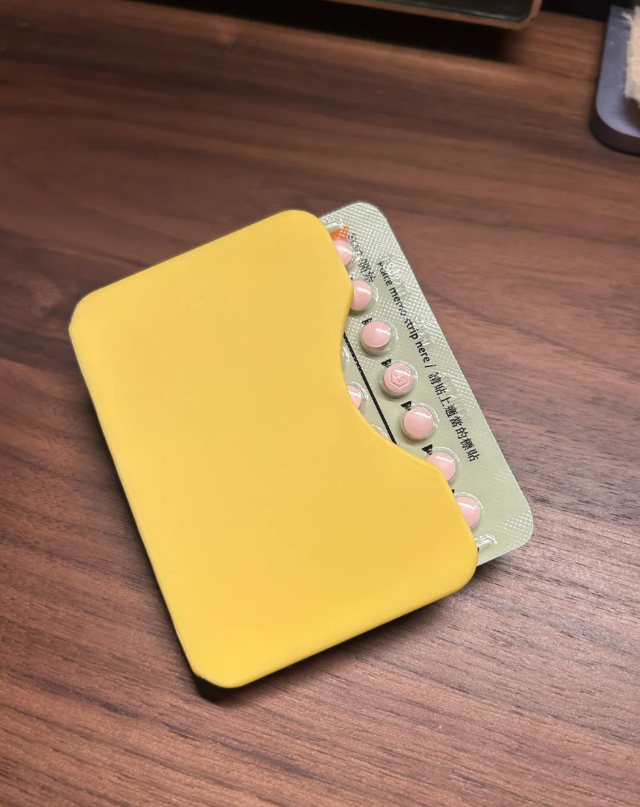 Estuche pastillero para pastillas anticonceptivas -2