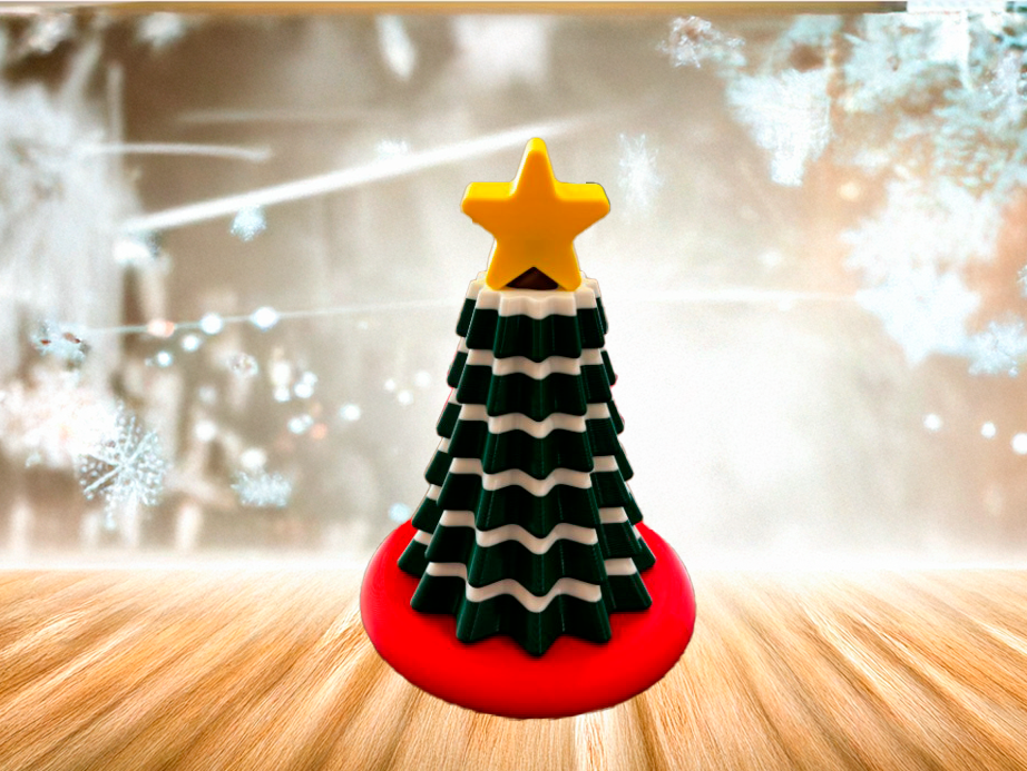 Decoración - Figura Árbol de navidad giratorio-2