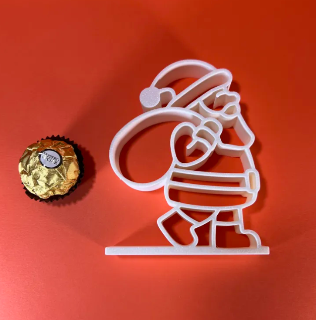 Adorno navidad - Saco de regalos de Papa Noel chocolate-2