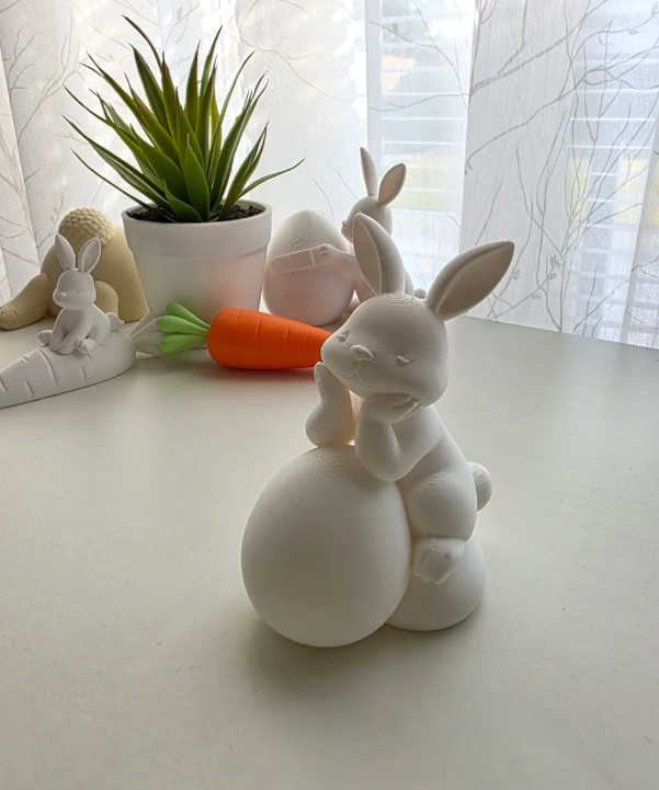  Decoración de conejito en huevo-3