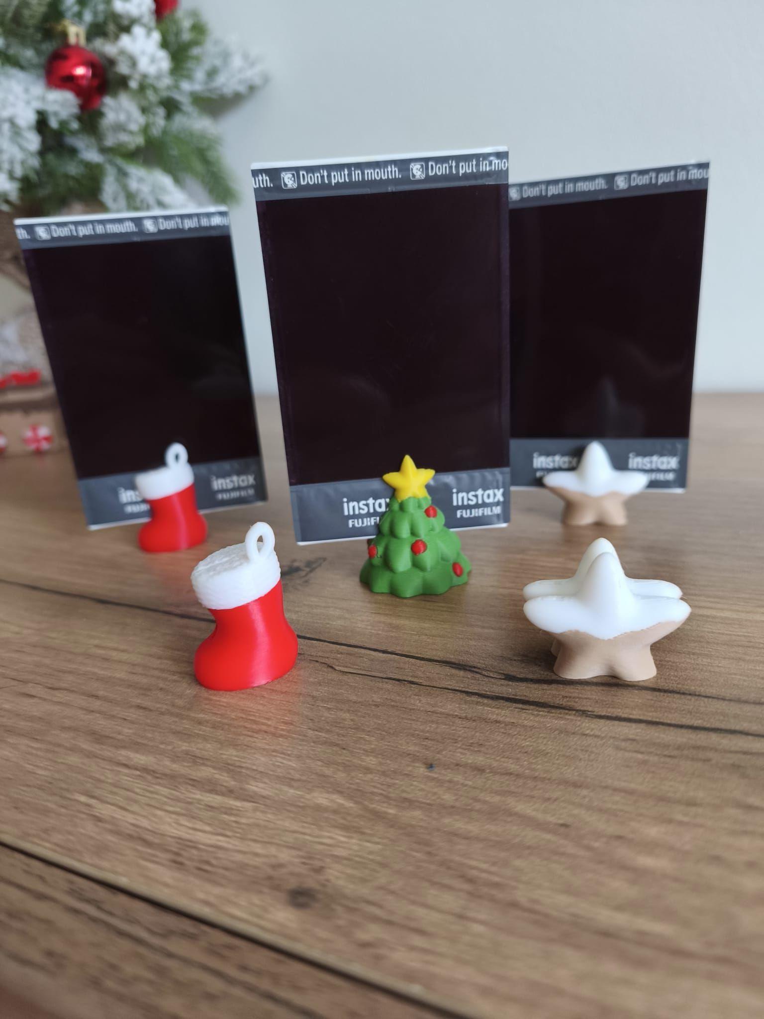 Soporte Fotografias - Polaroid Diseño Navidad (Pack 3)-2