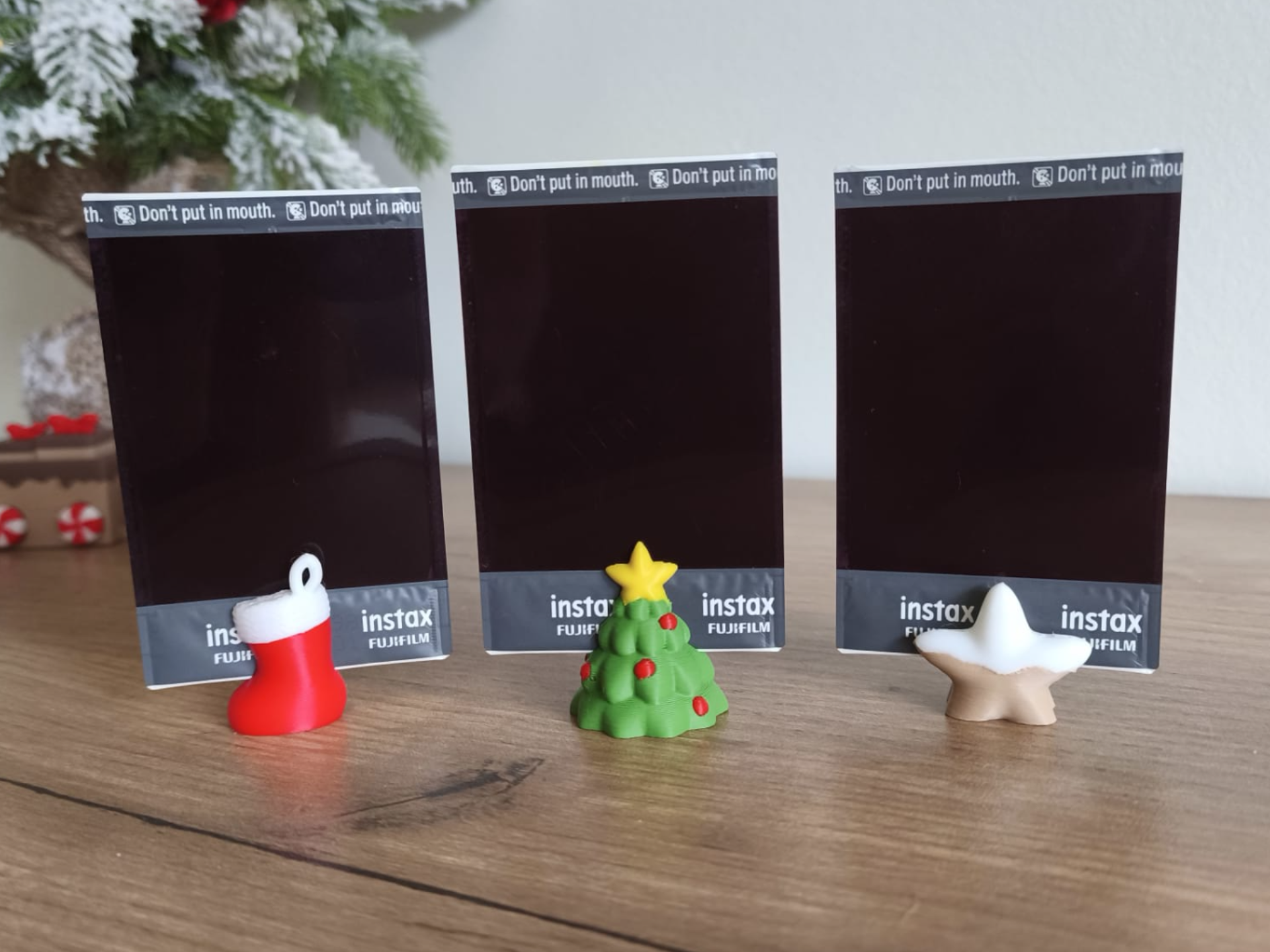 Soporte Fotografias - Polaroid Diseño Navidad (Pack 3)-3