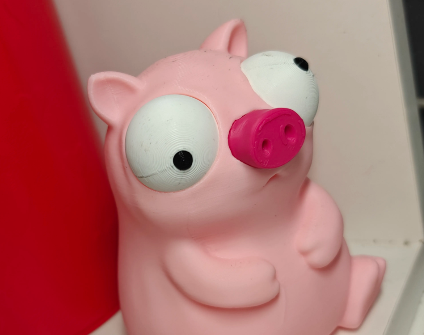 Figura Decorativa Prints Patro- Cerdito Ojos Saltones-4