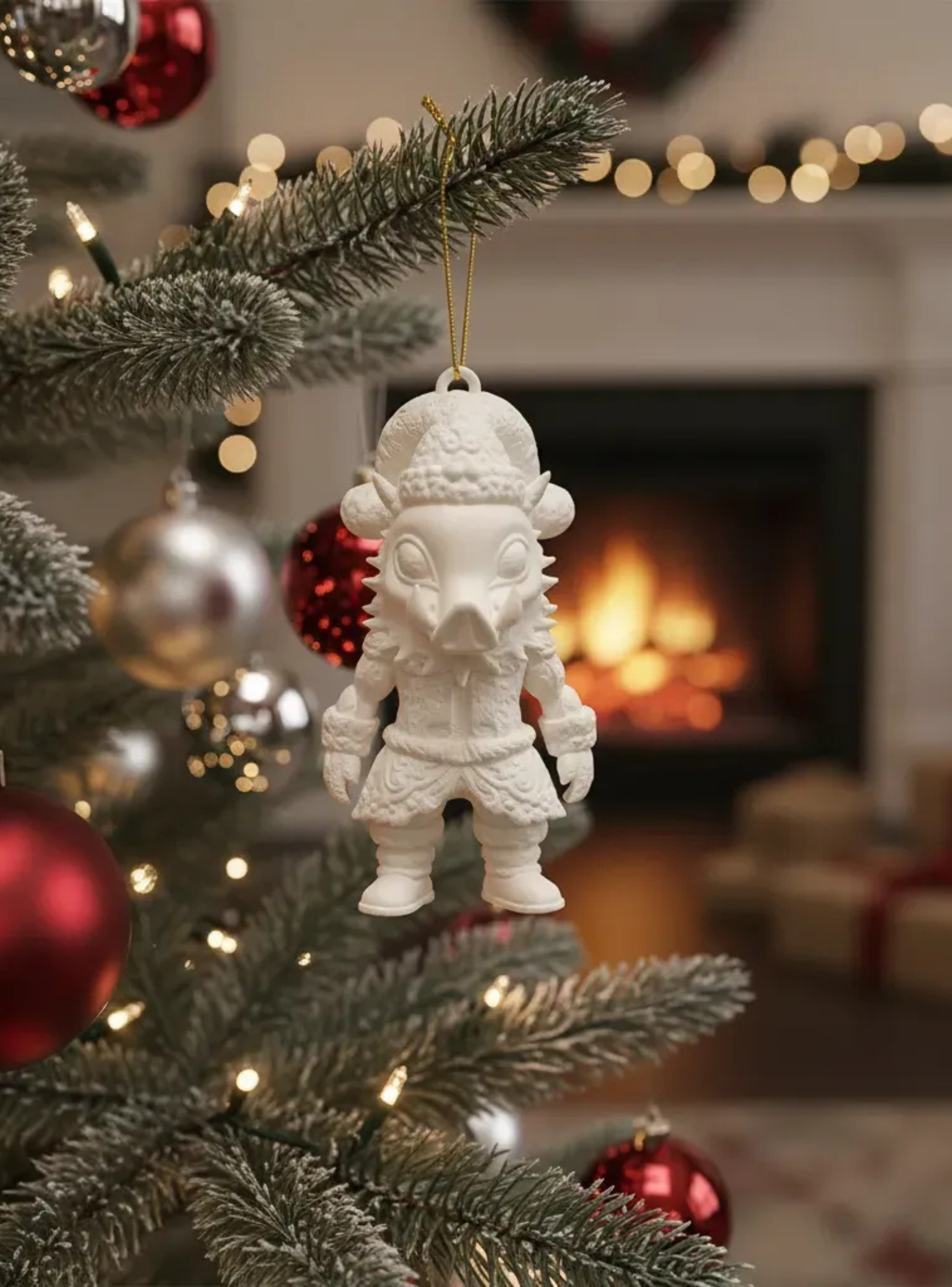 Inosuke Demon Slayer Adorno Navideño-4