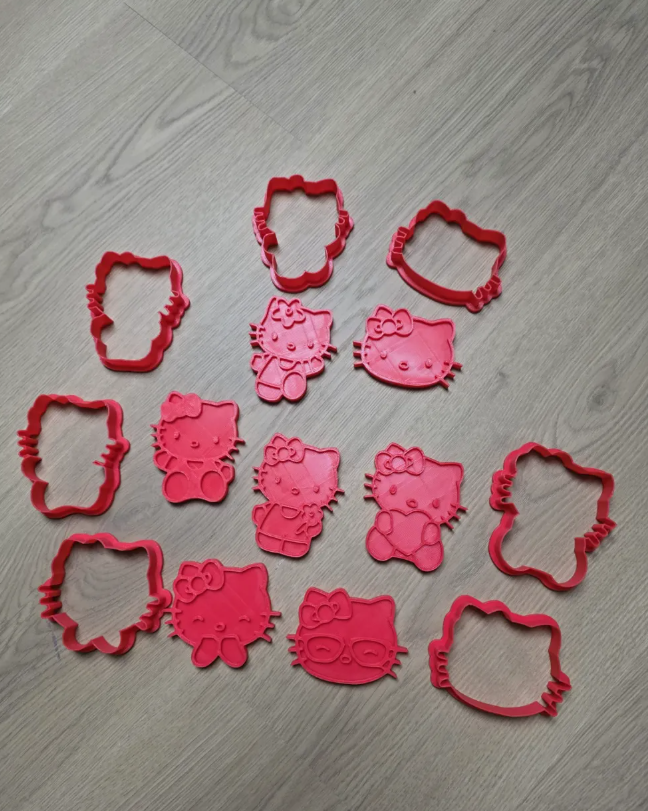 Cortador de galletas - Hello Kitty (pack 7 un)-2