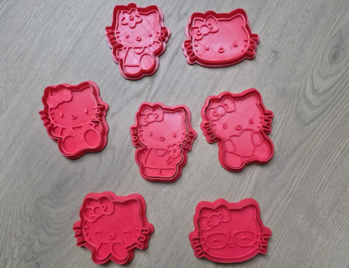 Cortador de galletas - Hello Kitty (pack 7 un)-3