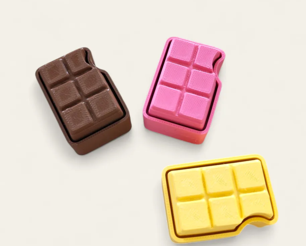 Figuras llaveros clicker chocolates (pack 3 un)-2