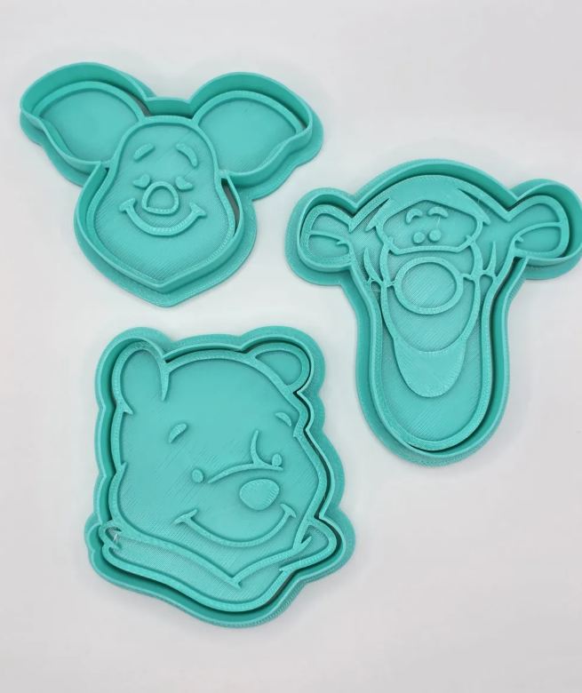 Cortador de galletas - Winnie The Pooh (pack 3 un)-2