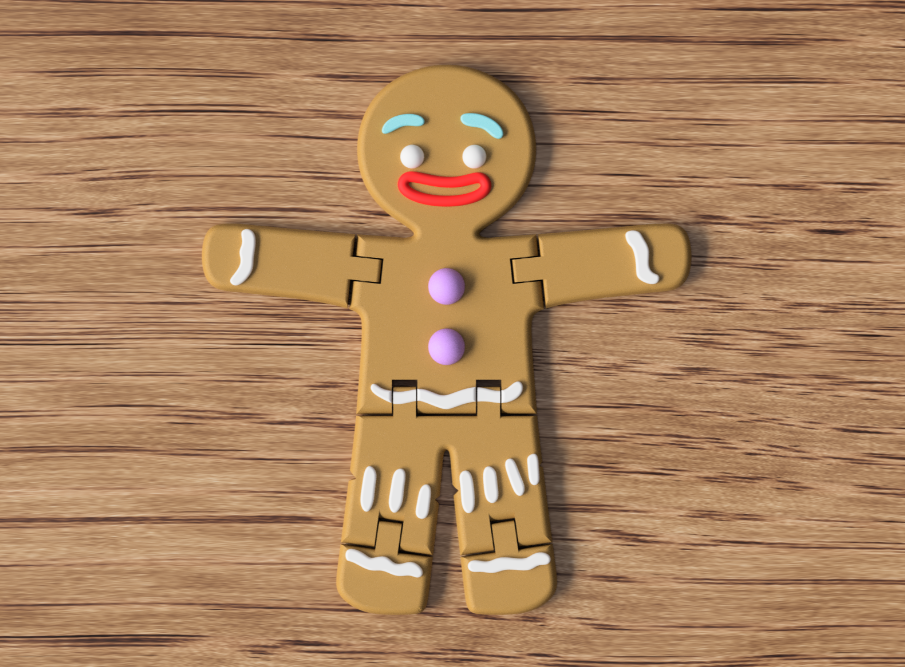 Figura Decorativa- Hombre de Jengibre-3