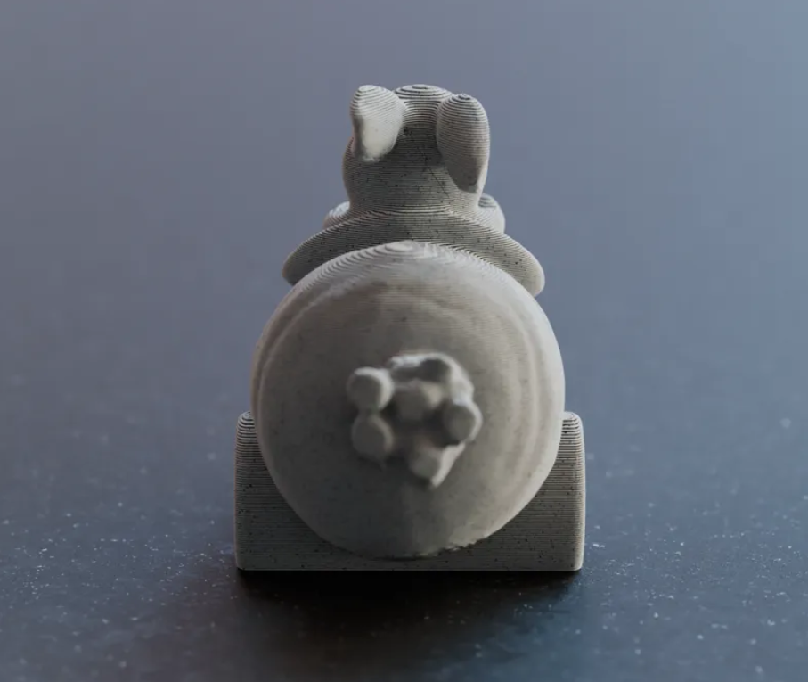 Figura de conejo lindo en carro de  zanahoria-2