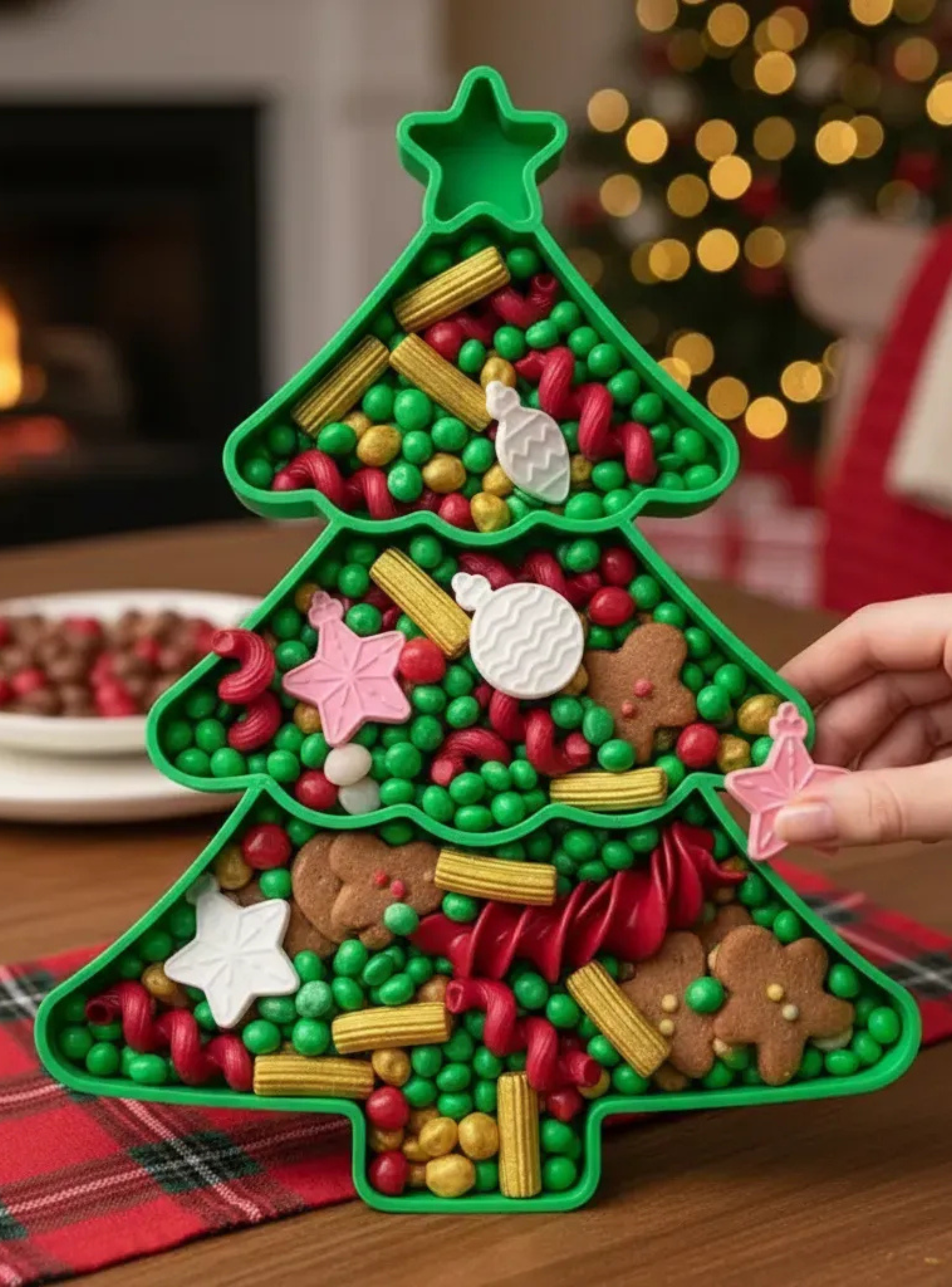 Bandeja en forma de Árbol de Navidad-2