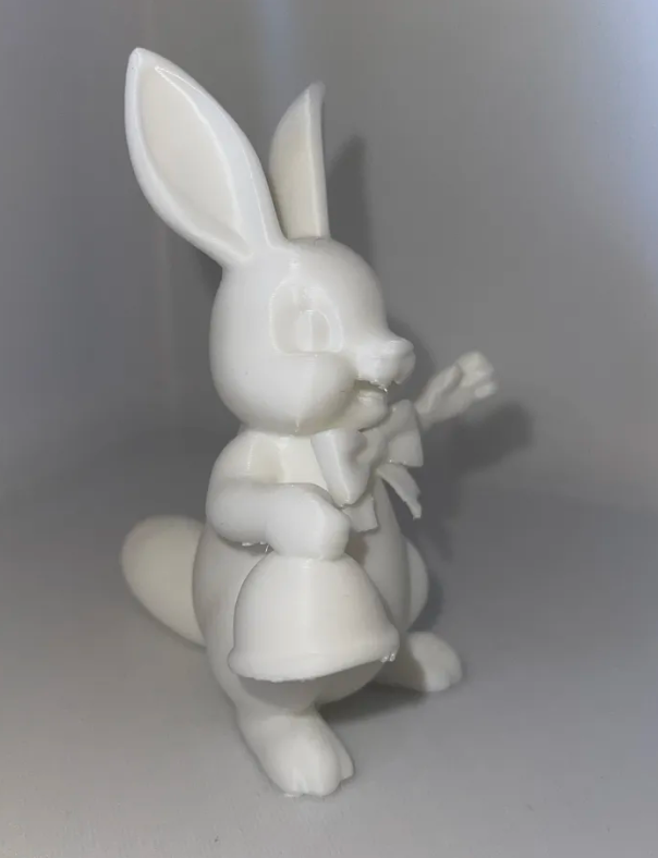  Figura de conejo con campana-3