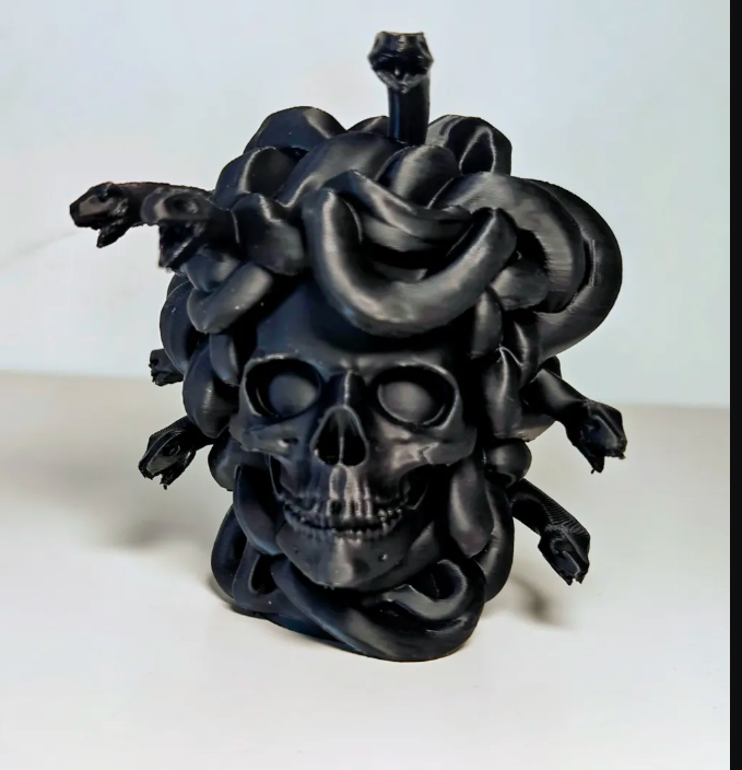 Decoración - Cráneo Medusa-2