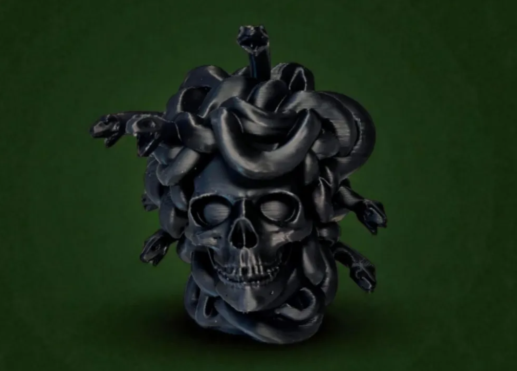 Decoración - Cráneo Medusa-3