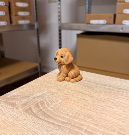 Figura Decorativa Prints Patro- Golden Retriever de Punto-5