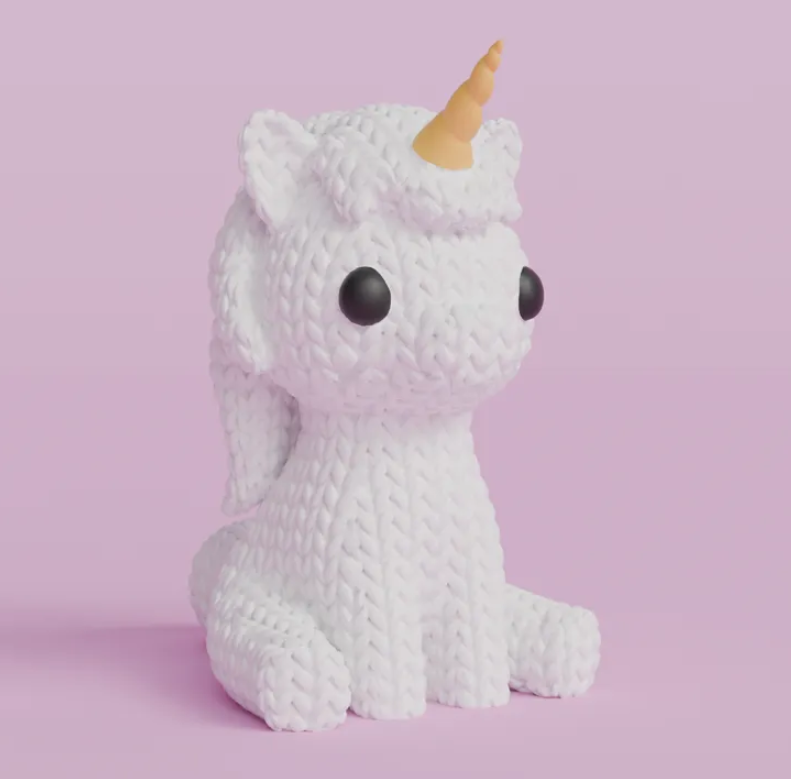 Figura Unicornio de punto -0