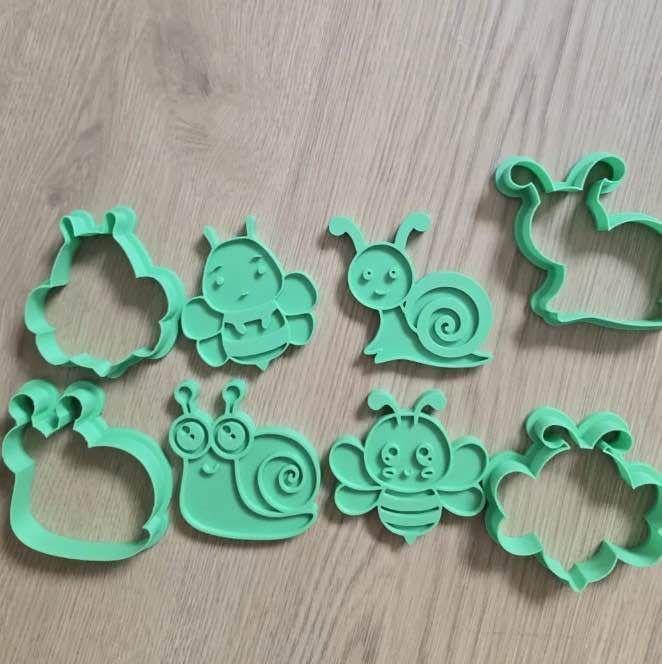 Molde para galletas - Insectos Pack de 4-2