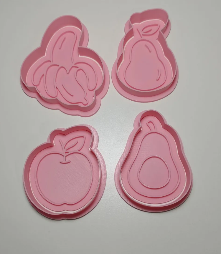 Cortadores de galletas - Frutas (pack 4 un)-2