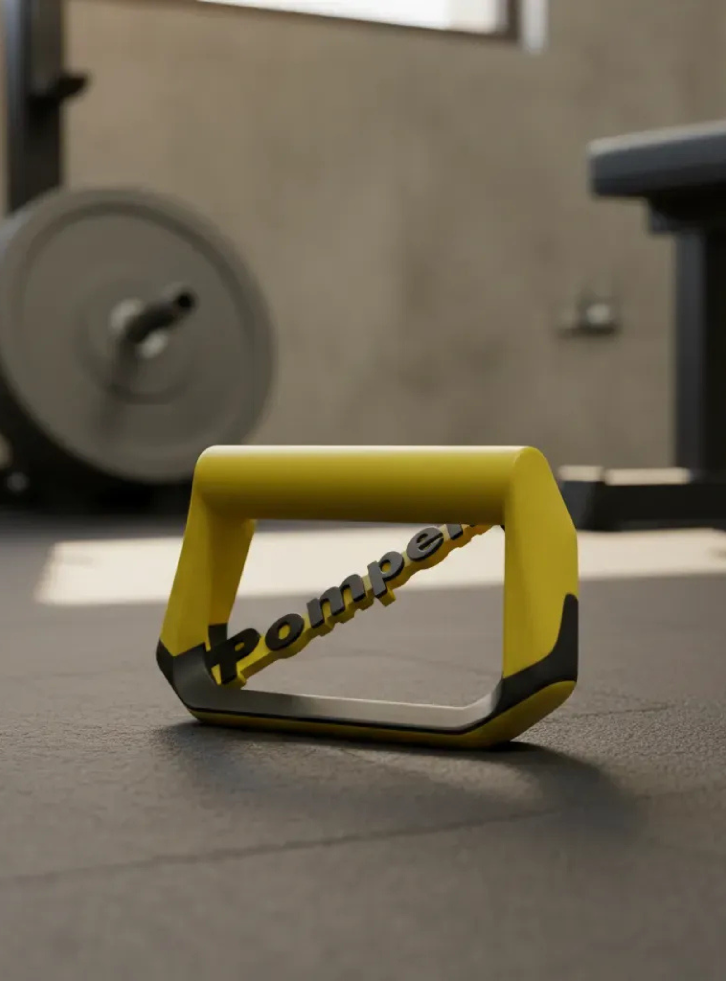 Agarradera para Flexiones en color amarillo-4