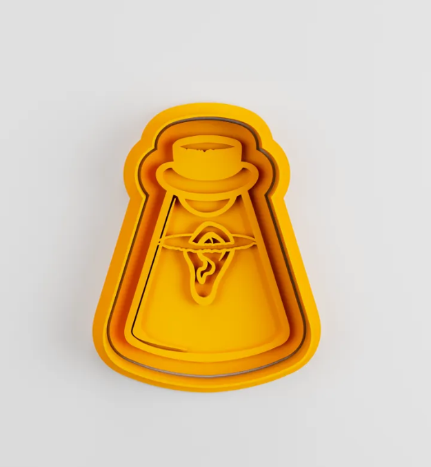 Cortadores de galletas - botellas de pociones (pack 4 un)-3