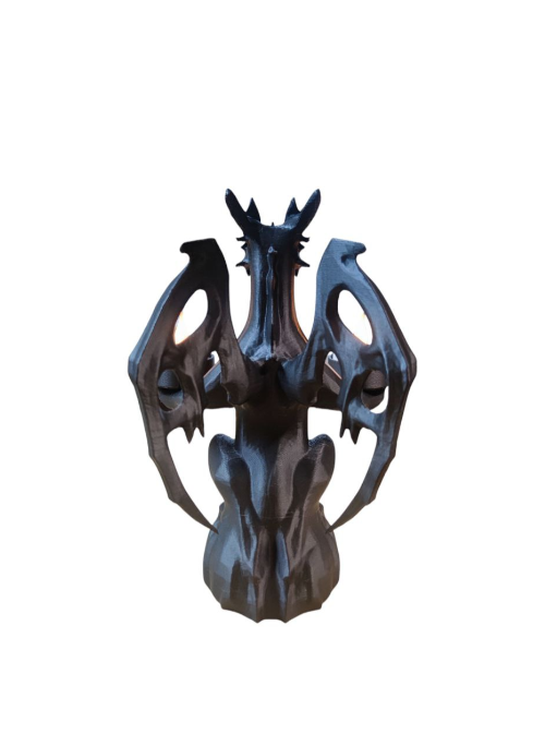 Portavelas LED Dragón Guardián-2