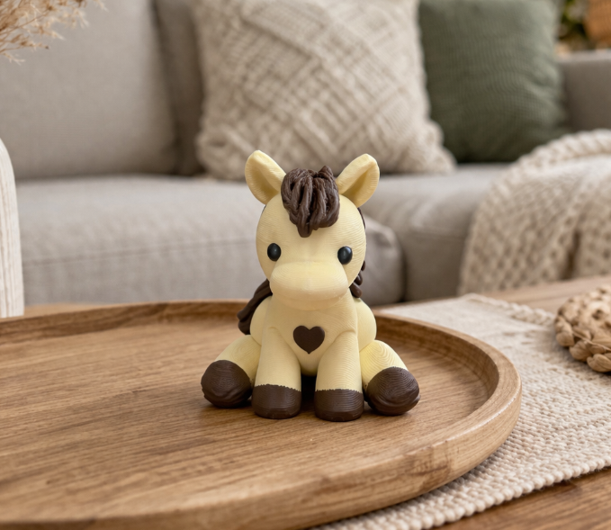 Figura Decorativa Prints Patro- Caballo Adorable -5