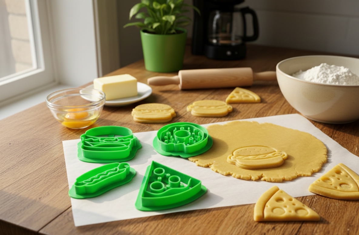 Cortadores de galletas - Comida rápida (pack 4 un)-3