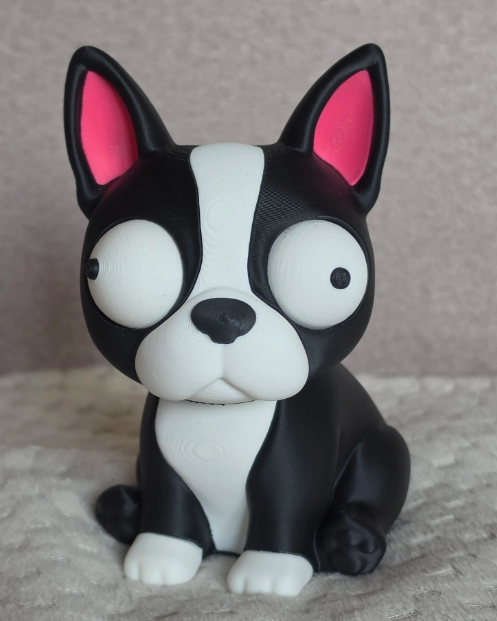 Figura Decorativa Prints Patro- Terrier Ojos Saltones -2