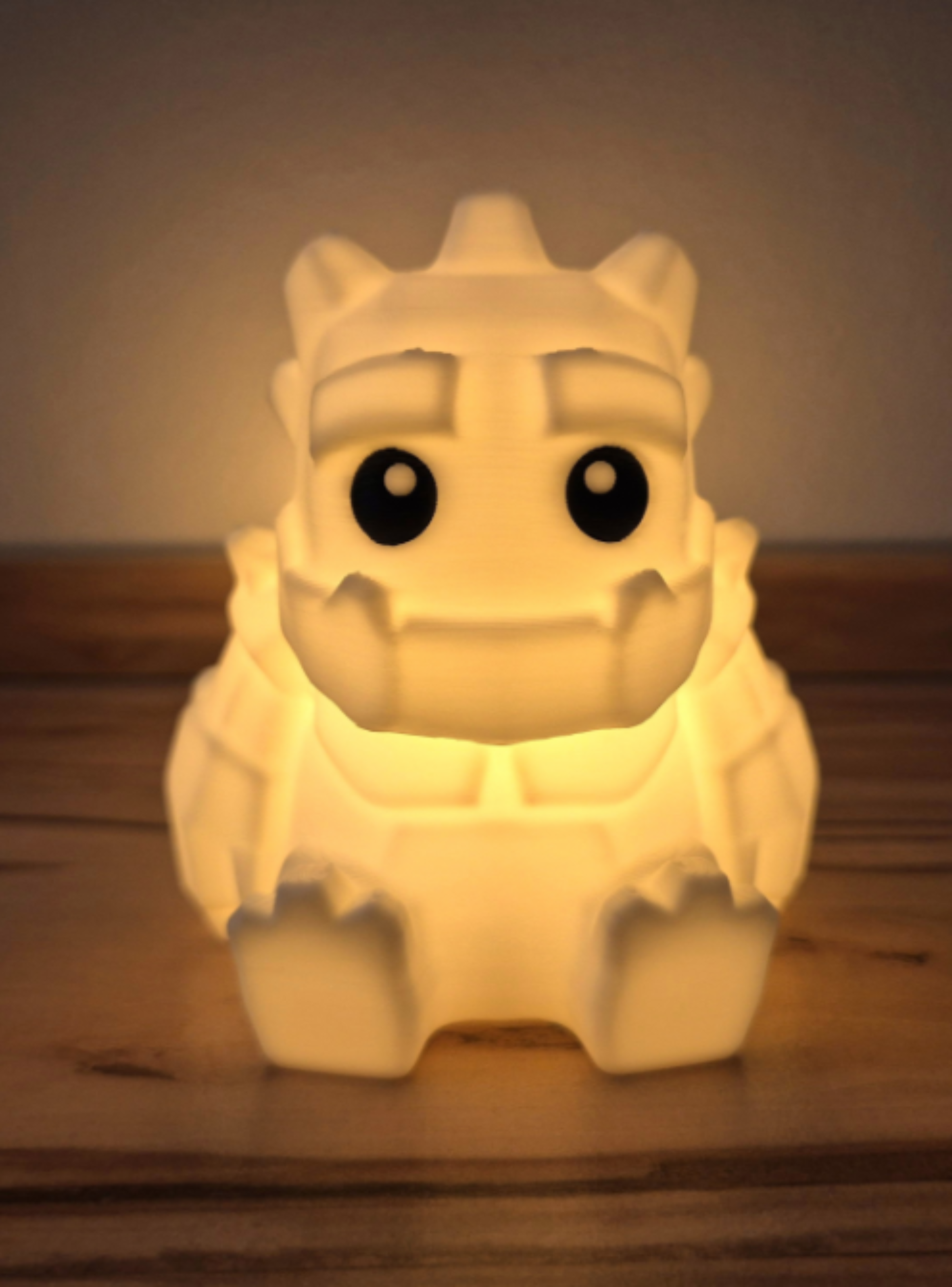 Portavelas LED con forma de Golem-1