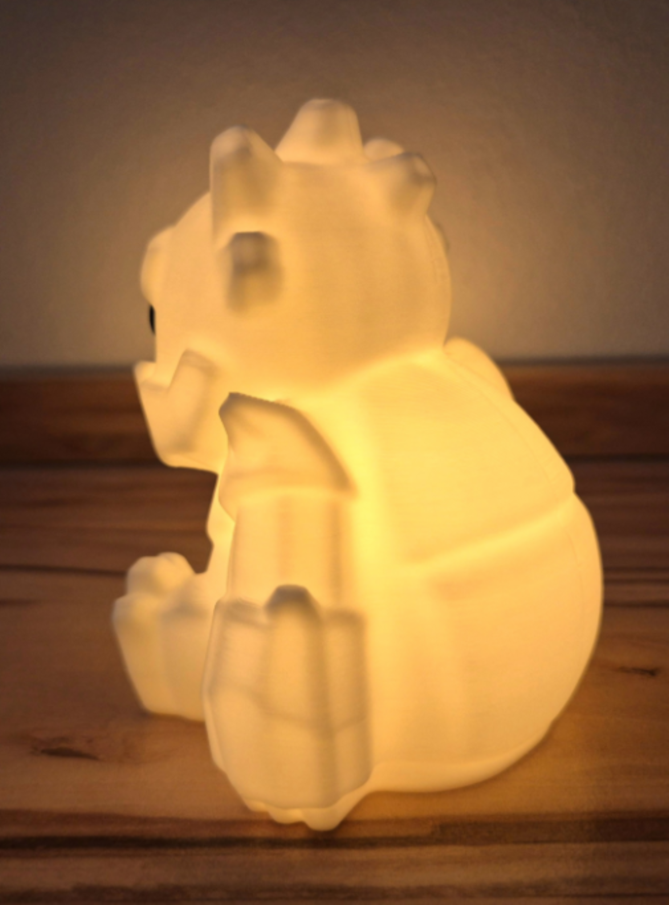 Portavelas LED con forma de Golem-2