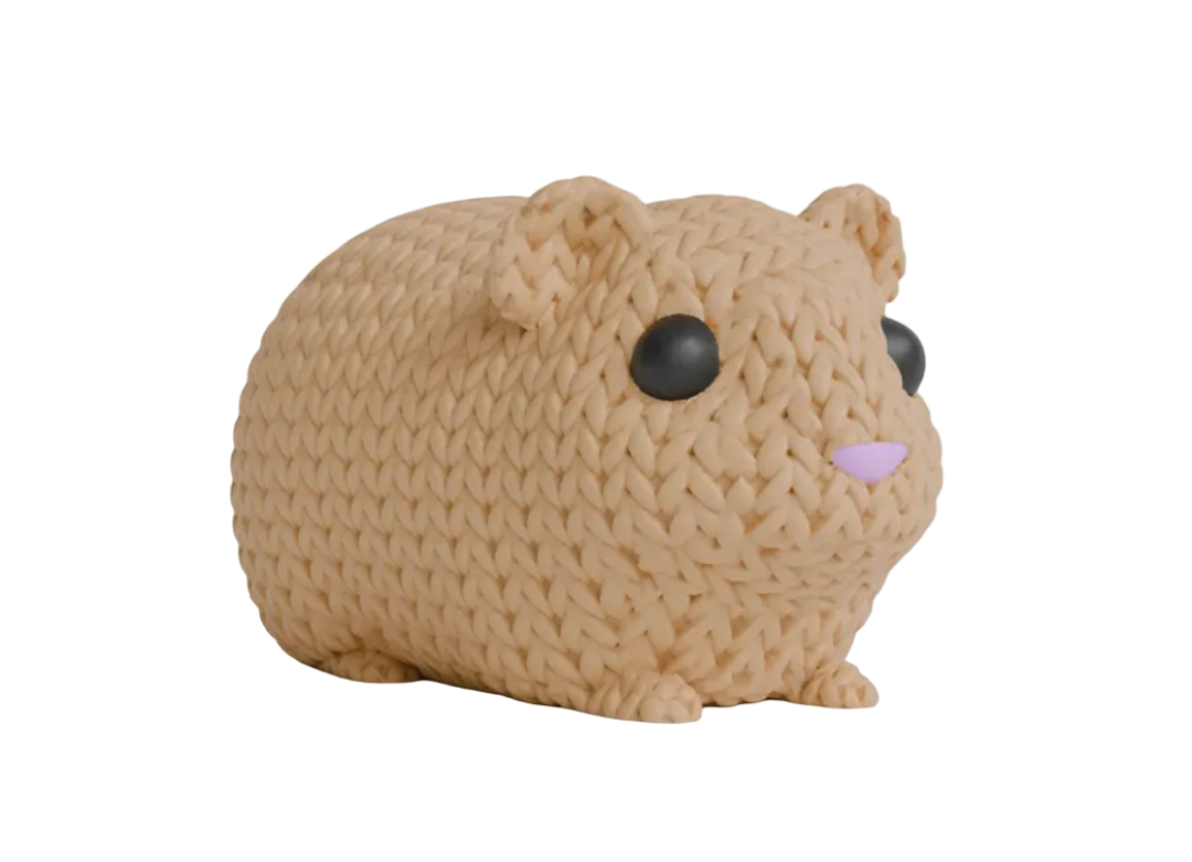 Mini Figura - Conejillo Estilo Tejido-0