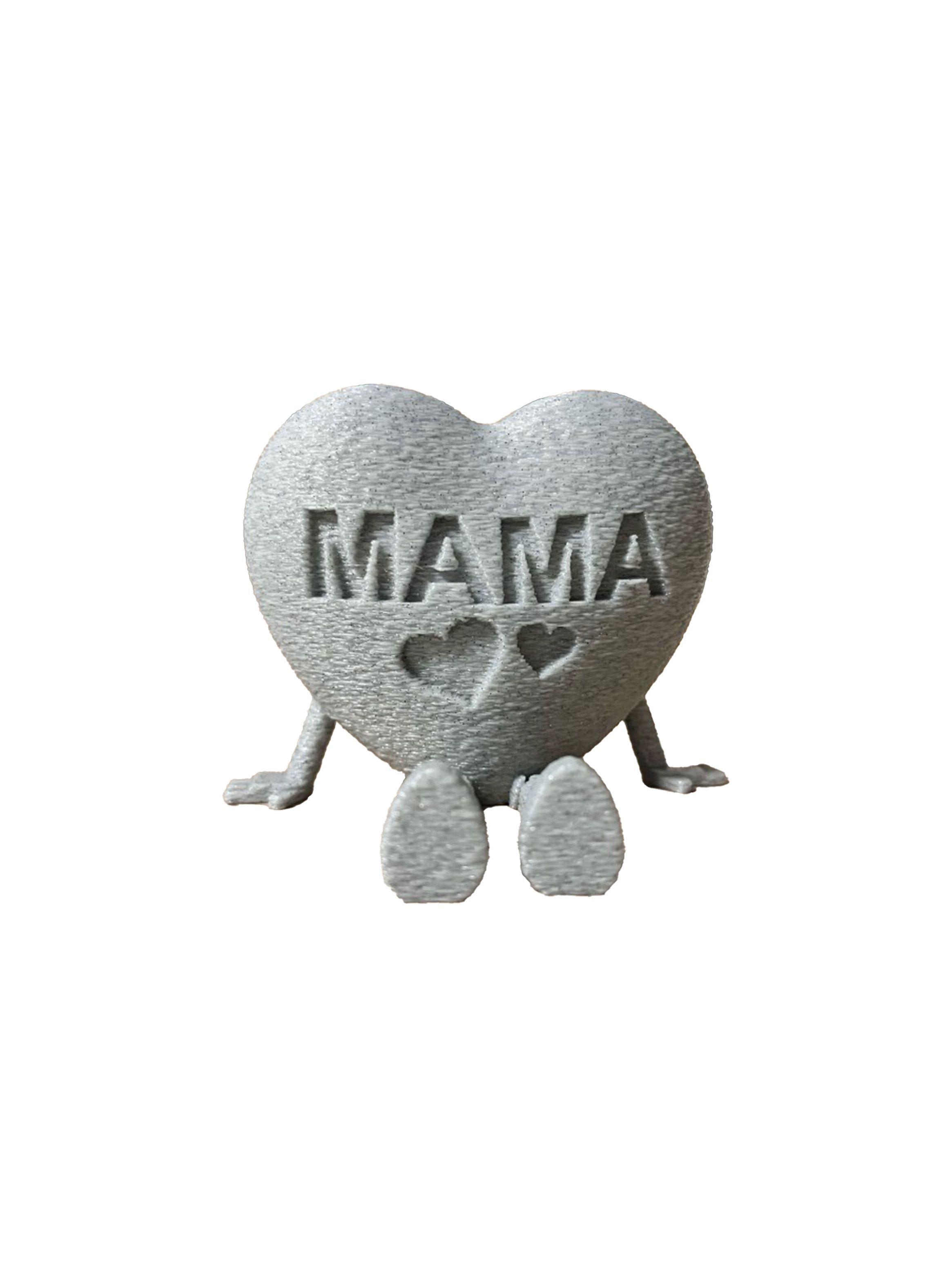 Figura Decorativa Pierna articulada con forma de corazón - Mamá-3