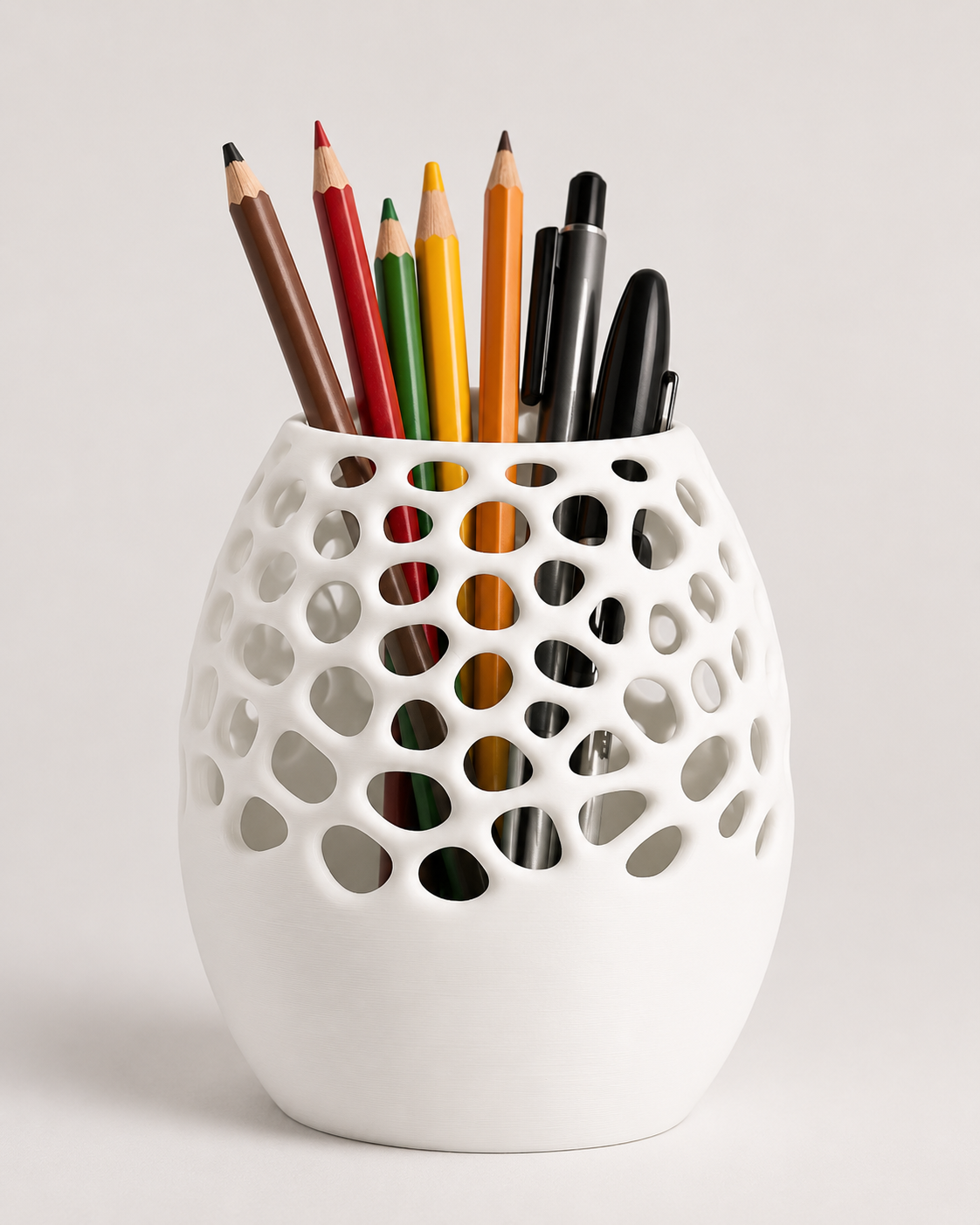 Porta Lápices Organizador de Escritorio Moderno Voronoi-0