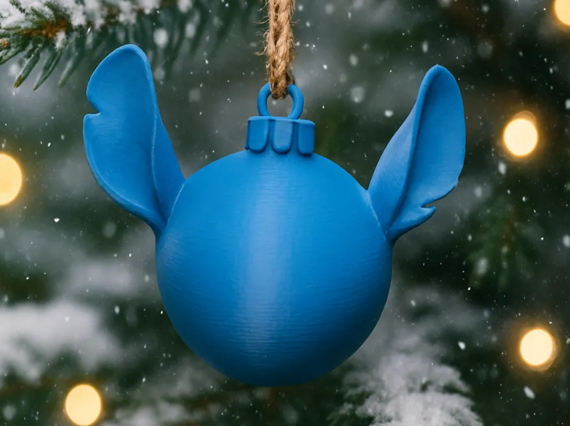 Adorno navideño para árbol - Stitch-3