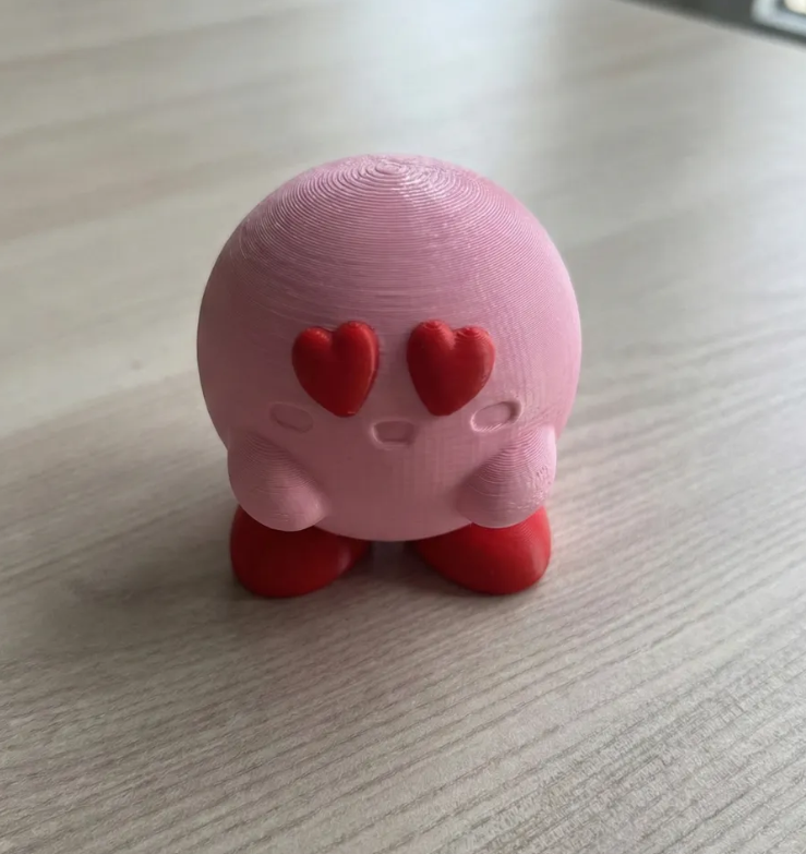 Figura Kirby enamorado - San Valentín-2