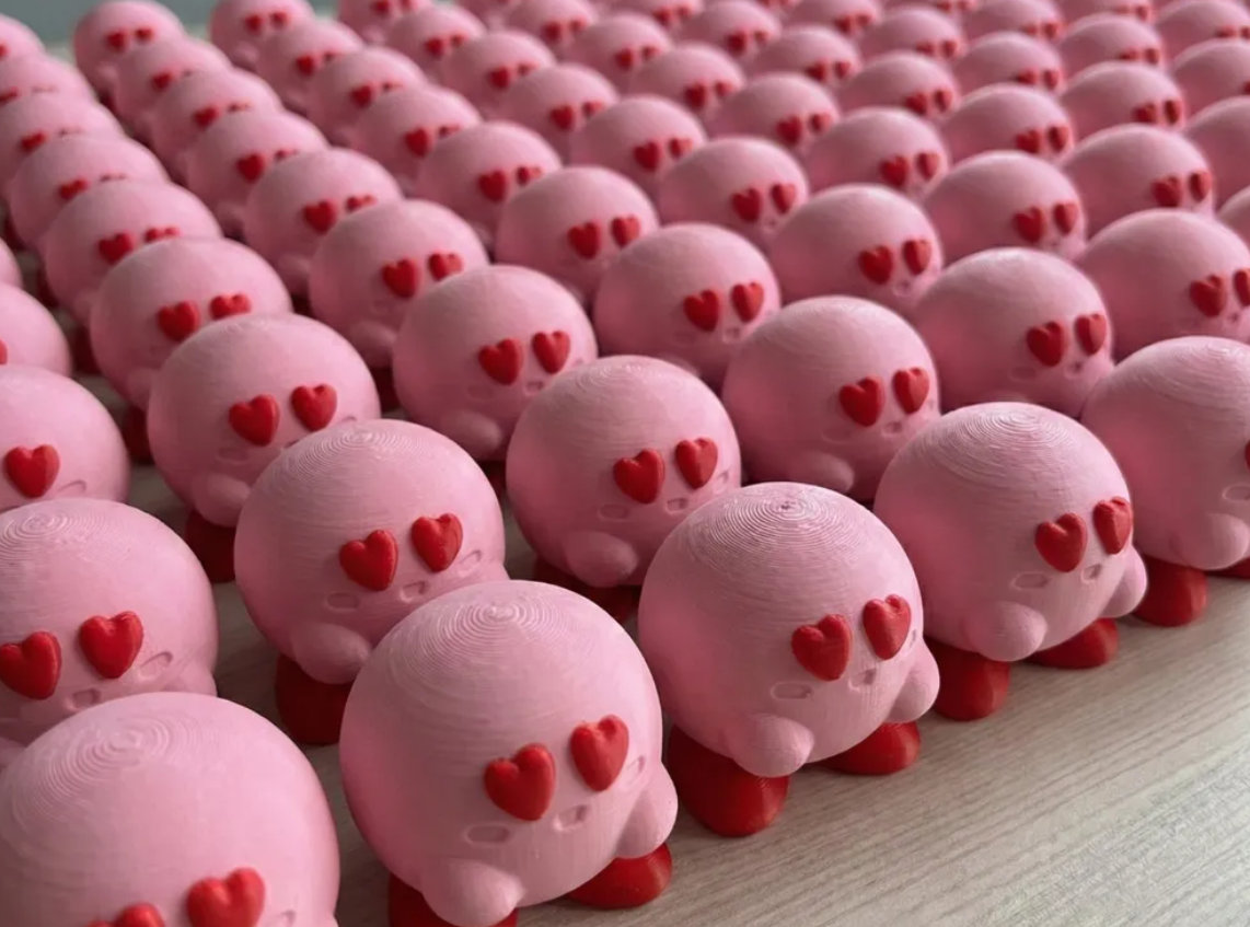 Figura Kirby enamorado - San Valentín-3