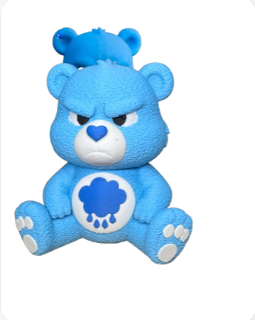 Figura Decorativa- Osito Cariñosito Azul-3