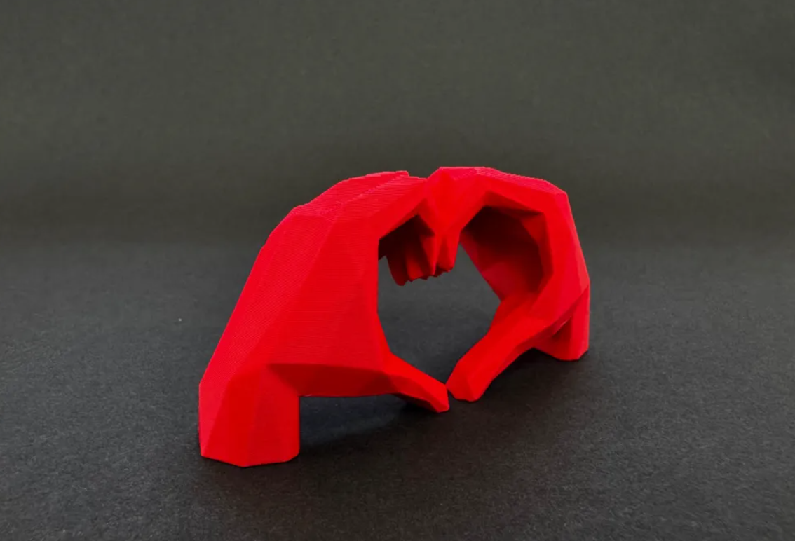 Figura decorativa - Símbolo de manos de corazón-2