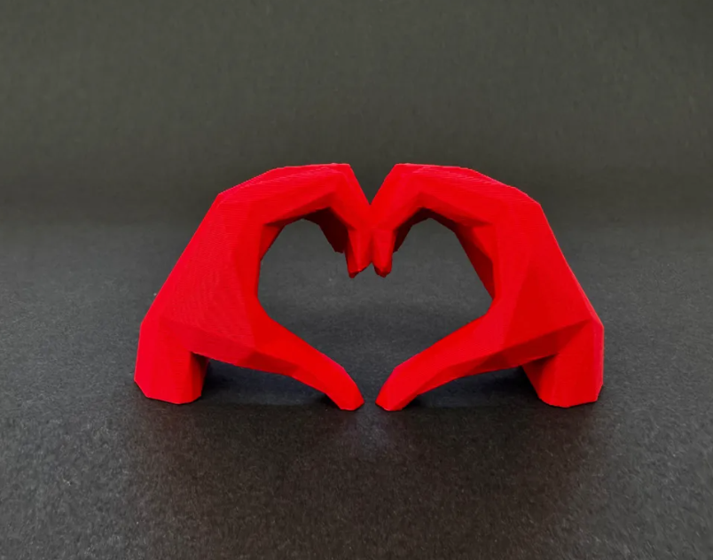 Figura decorativa - Símbolo de manos de corazón-3