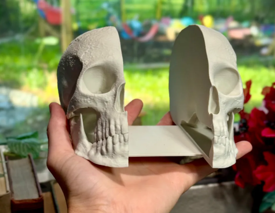 Decoración Sujeta libros - Calavera-4